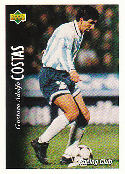 Gustavo Adolfo Costas Racing Club 1995 Upper Deck Futbol Argentina #40